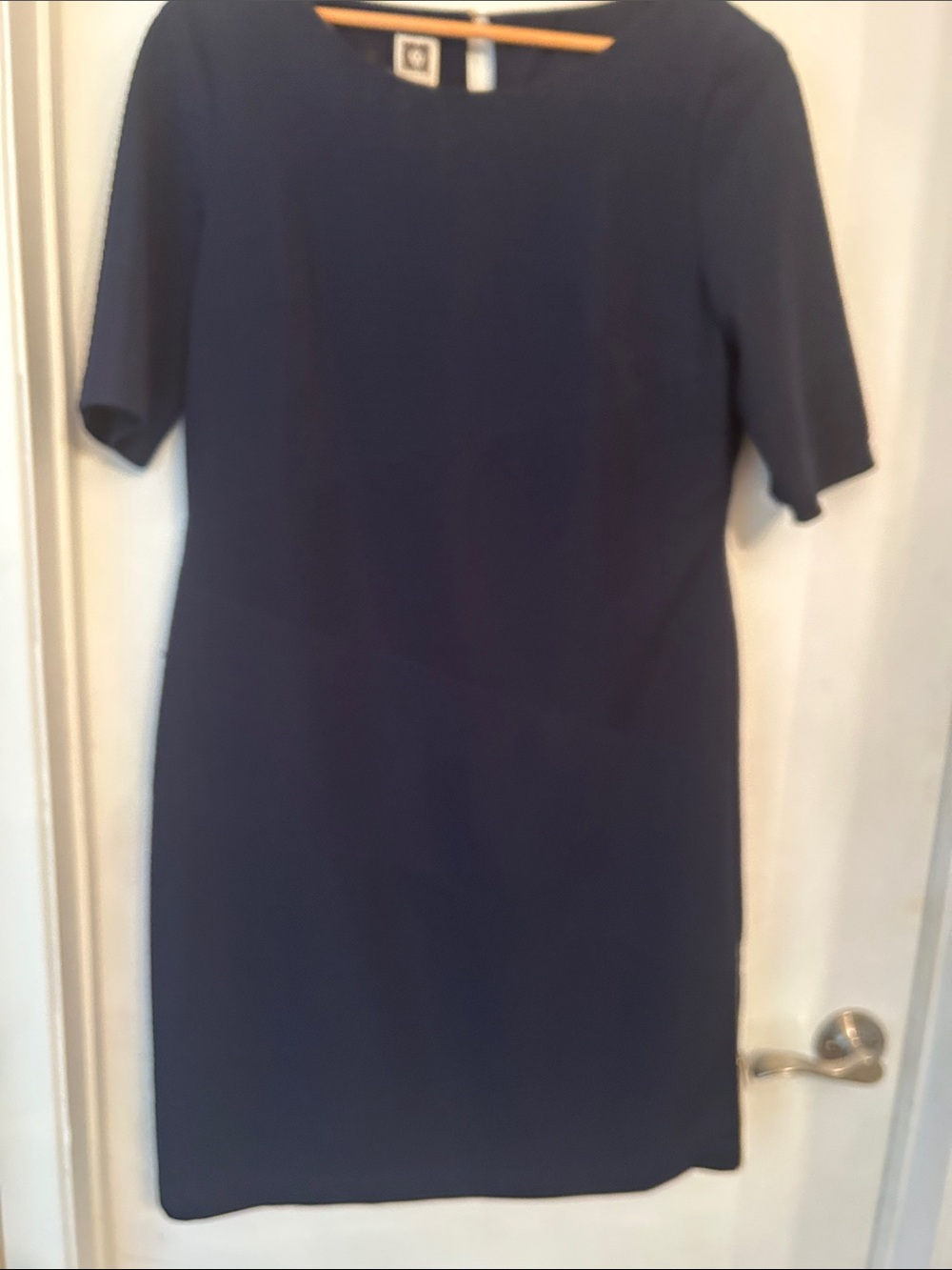Anne Klein Navy Sheath Dress